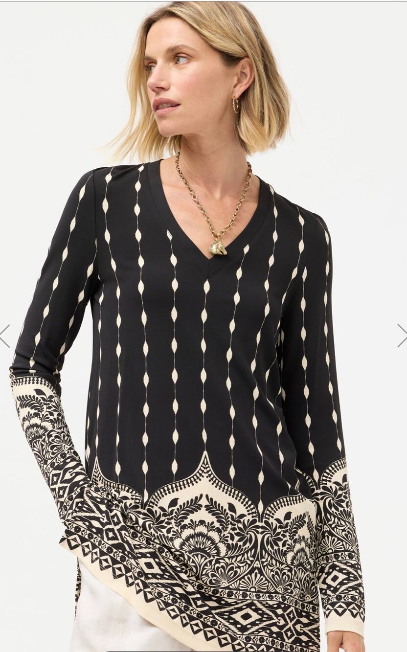 Johnny Was Demi V - Neck Tunic